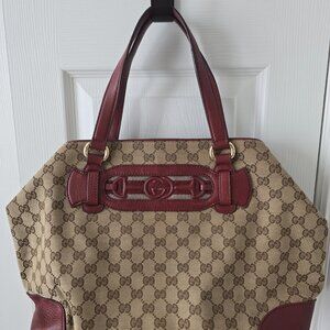 Pre-owned Gucci GG Monogram Tote Shoulder Bag